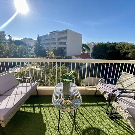 Cannes Proche Croisette - 2P Tout Confort Terrasse